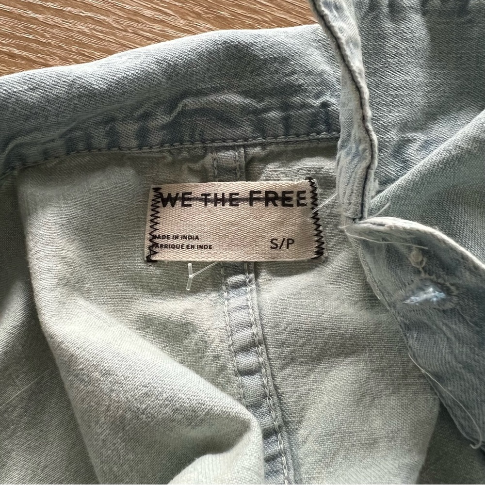 Free People Maggie Denim Shortalls - Picture 5 of 8